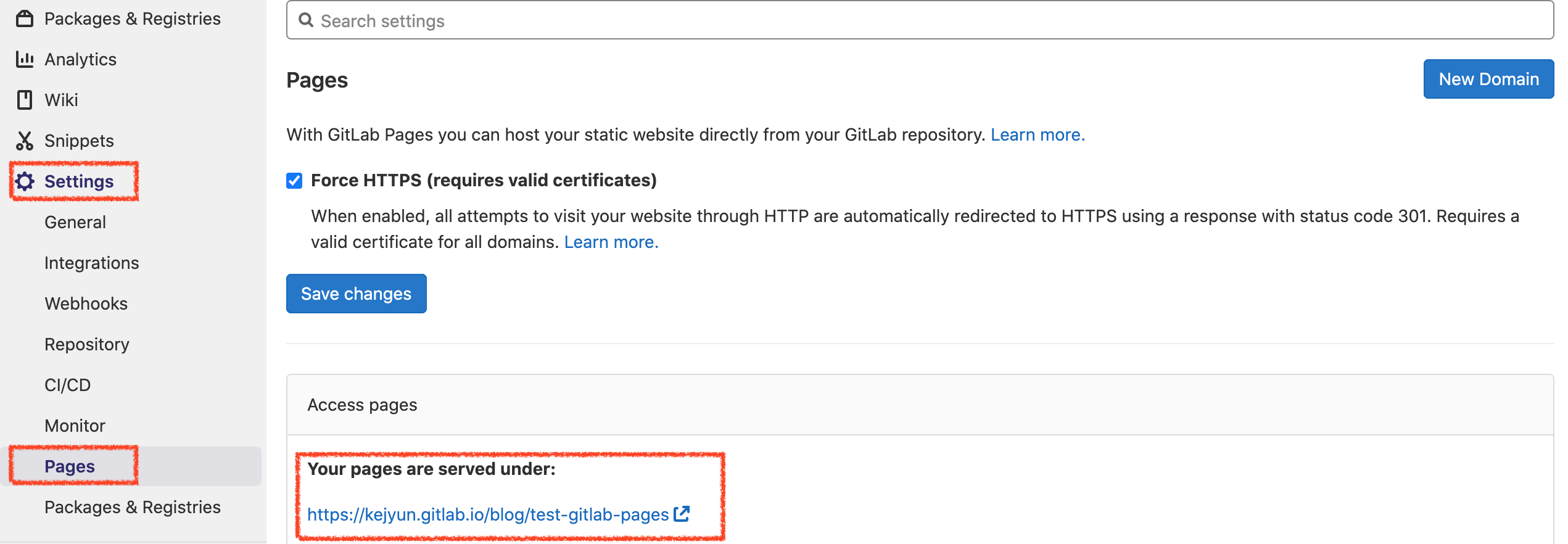 GitLab Pages