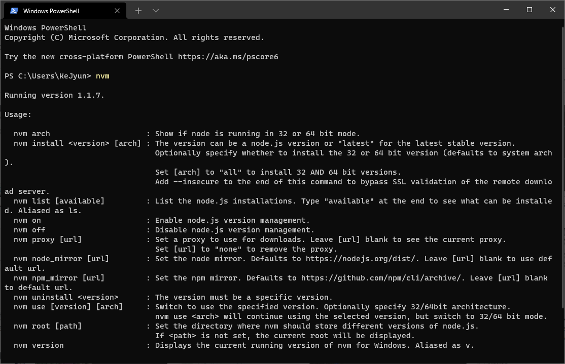 Nvm Install Node Not Working