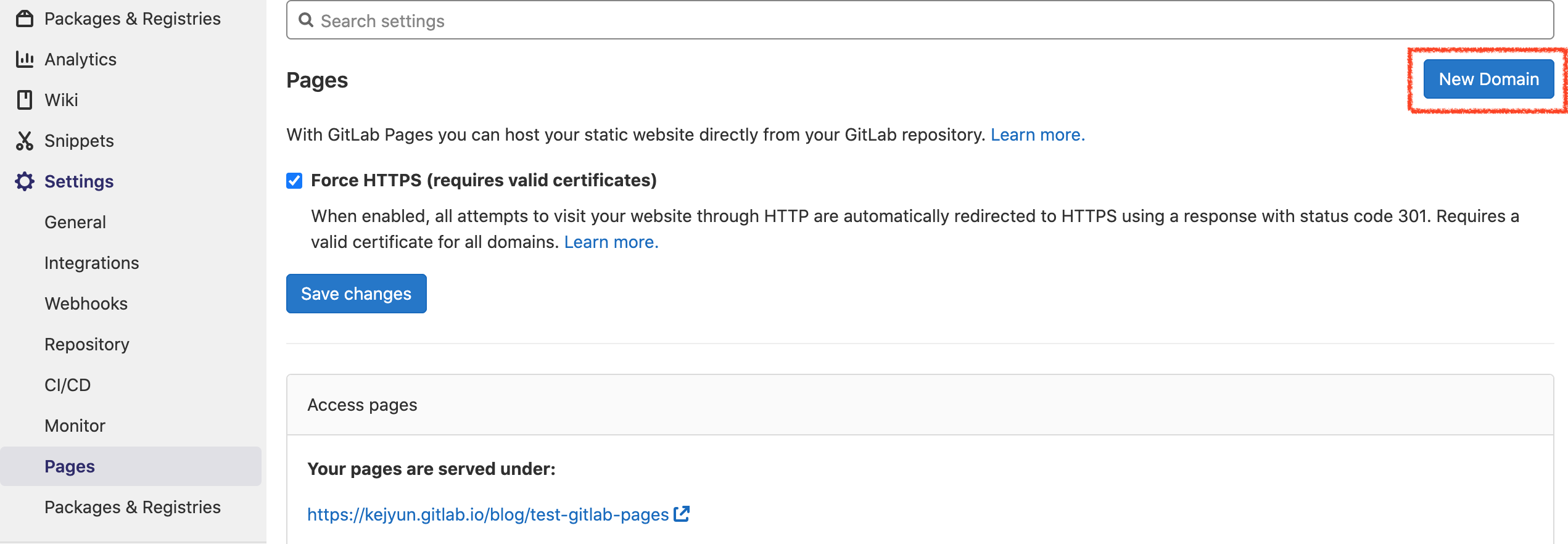 GitLab Pages