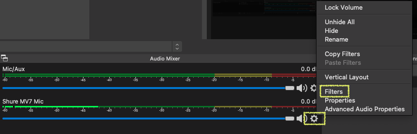 OBS 提升录音声音品质